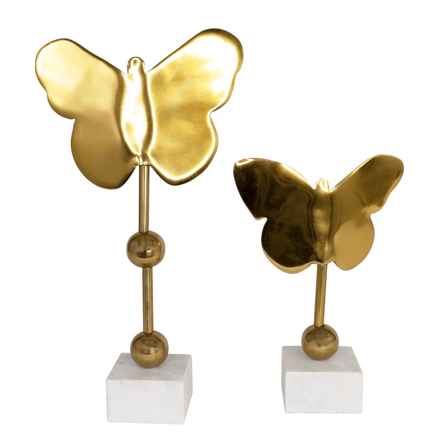 2pc Butterfly Sculpture.