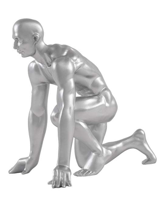 Ready Stance Man Sculpture