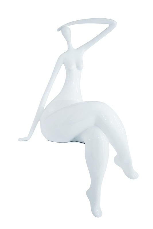 On Edge Woman Sculpture - Expo Home Decor